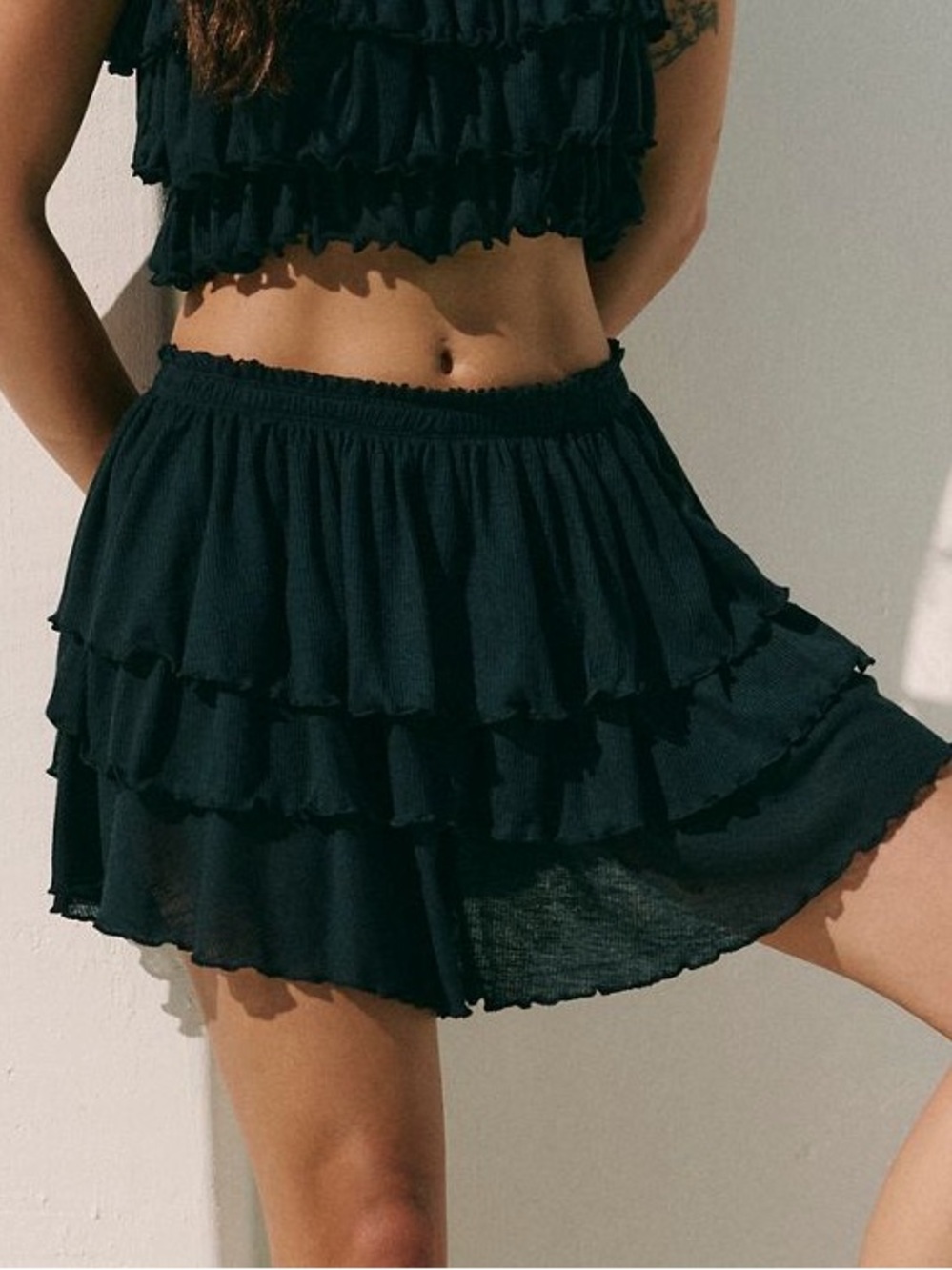 NWOT Free-est Mila Skort, color: black